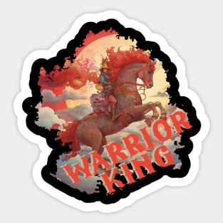 Warrior King Sticker